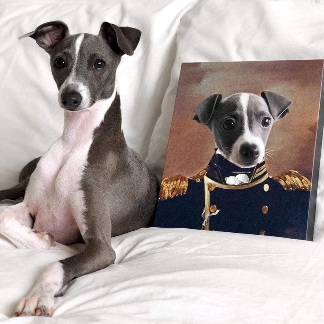 The Admiral - Custom Pet Canvas