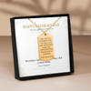 Custom Message Dad's Tag Necklace