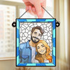 Personalized Window Hanging Suncatcher - Love You More Every Day