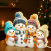 Grandma & Grandpa’s Snowman Village — Custom LED Family Keepsake