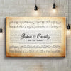 Personalized Canvas - "Song Lyrics"