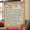 Personalized Love Letter Blanket