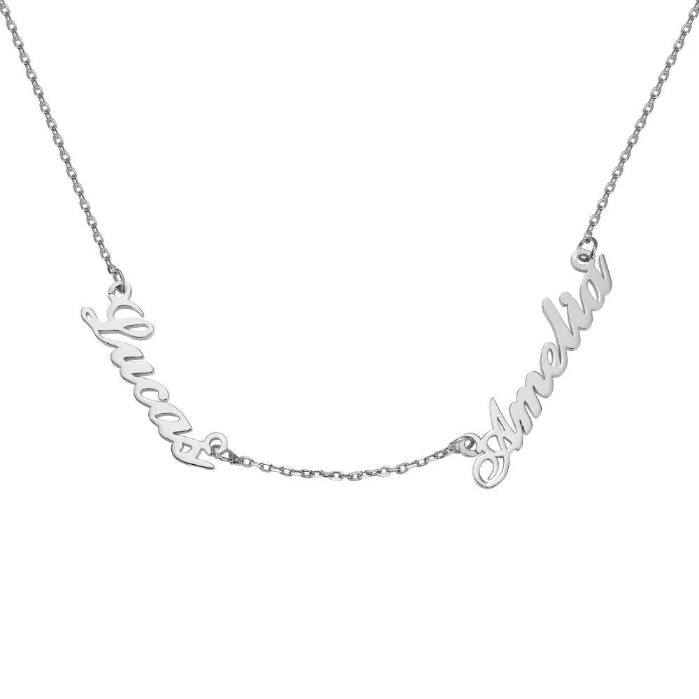 Personalized Double Name Necklace for Gift Upload