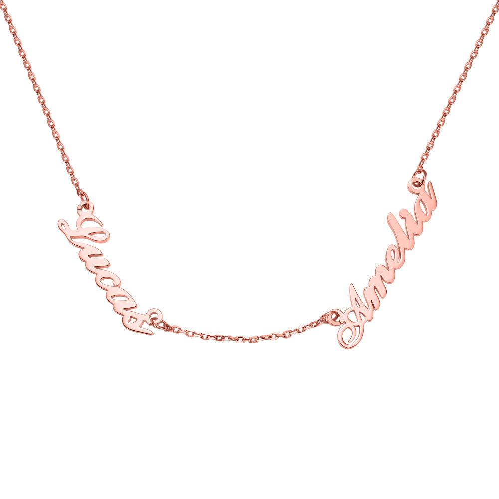 Personalized Double Name Necklace for Gift Upload
