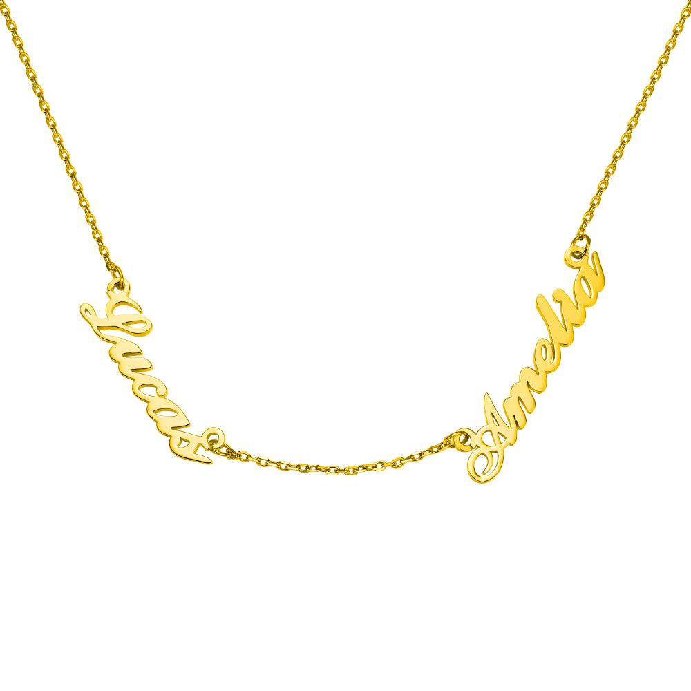Personalized Double Name Necklace for Gift Upload