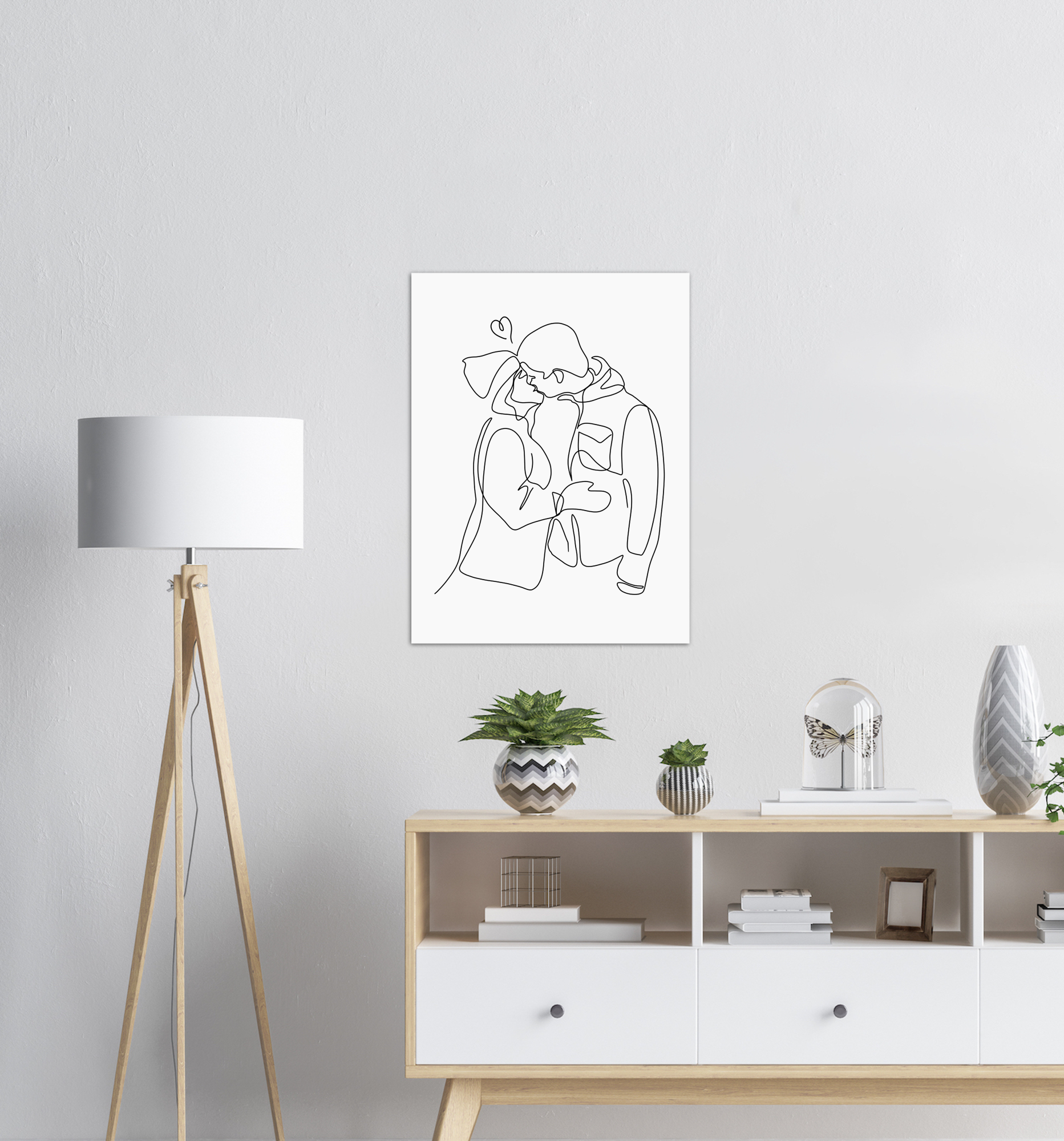 Personalized Canvas "Classic Outline"