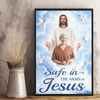 Personalized Memorial Vertical Poster - God Took You Home To Be With Him