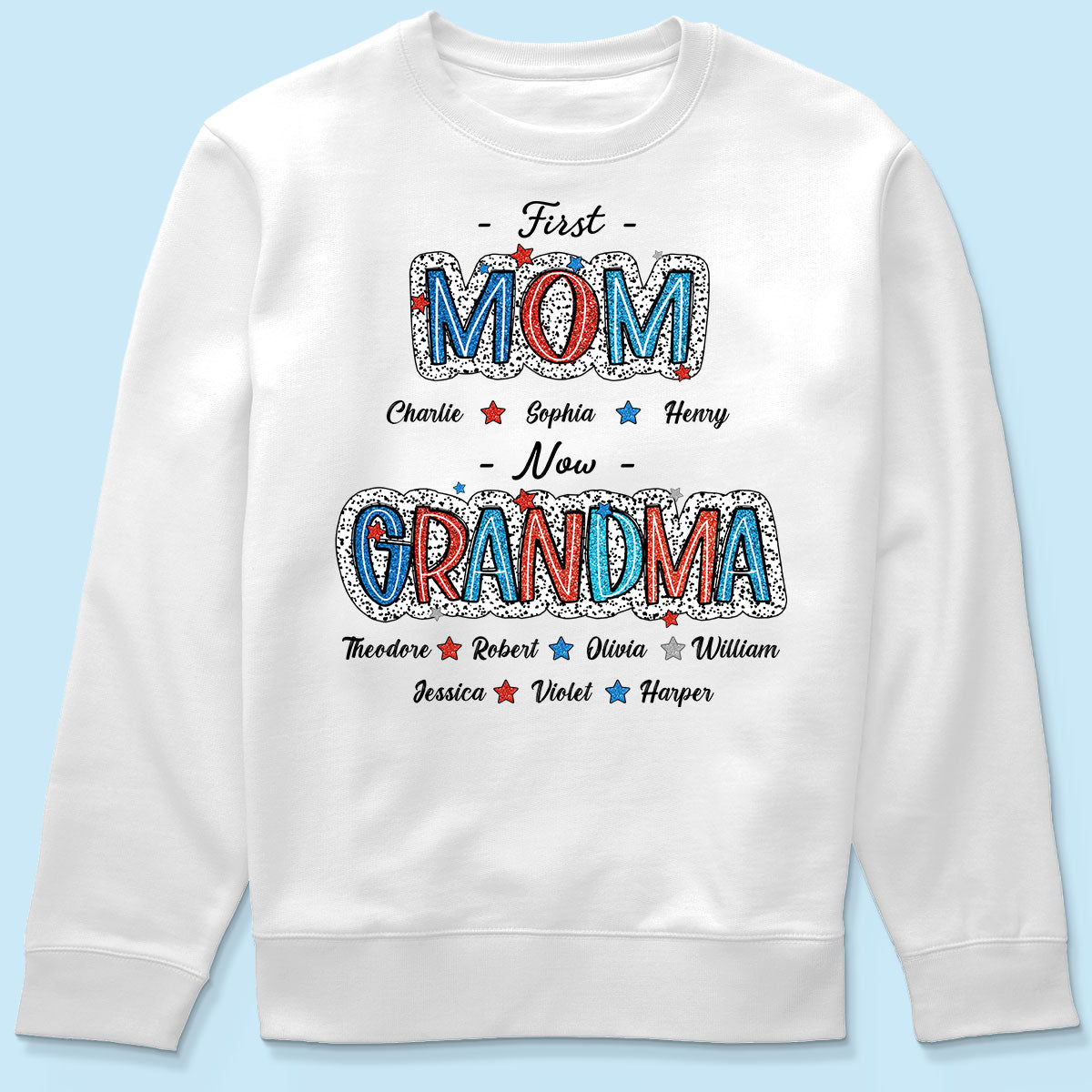 Personalized Shirt 4th Of July First Mom Now Grandma