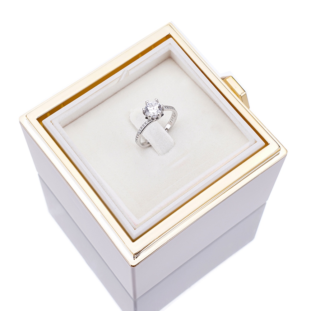 Eternal Rose Box - Ring & Real Rose