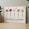 Personalized Canvas - Grandma‘s Garden