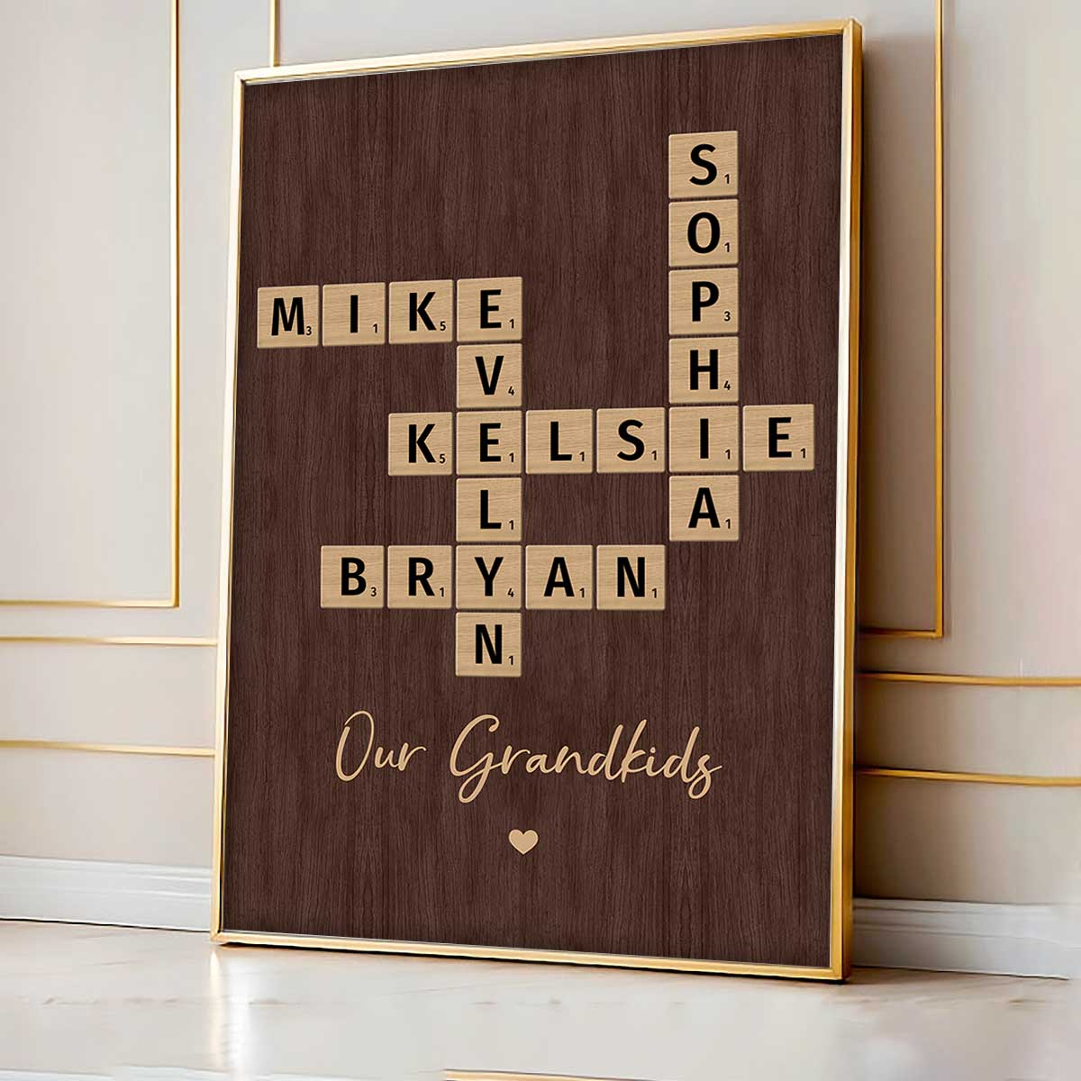 Personalized Canvas - "Created In A Moment Treasured Forever"